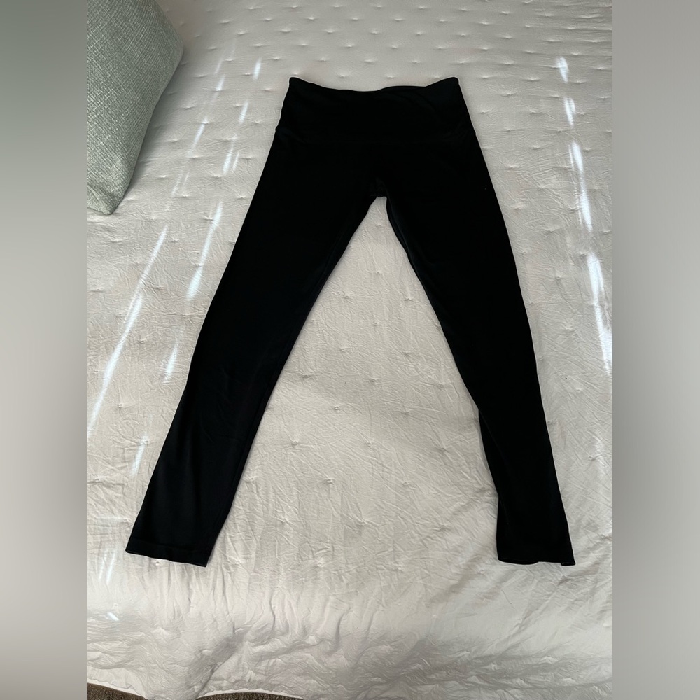 Black long leggings size medium